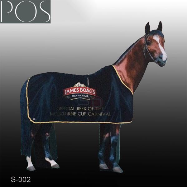 Cheap corrugated display standee for customize shape for sale