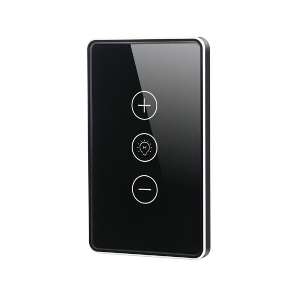 Cheap Glomarket Digital Smart Switch Light Wifi Dimmer Wireless Glass Touch Wall Light Switch Panel Tuya Remote Control With Alexa for sale
