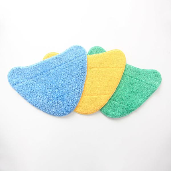 Cheap Office Multi Surface Triangle Steam Mop Cleaning Pads for sale
