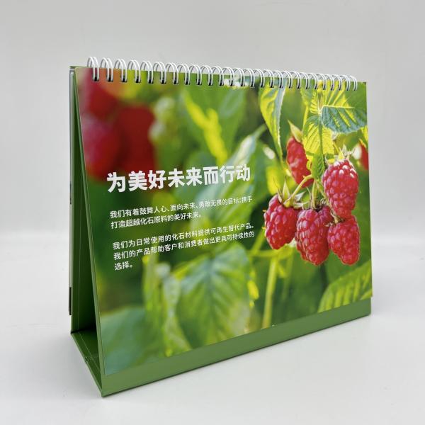 Cheap Monthly Calendar Printing Services Offset Printing Custom Standing Desk Calendar for sale