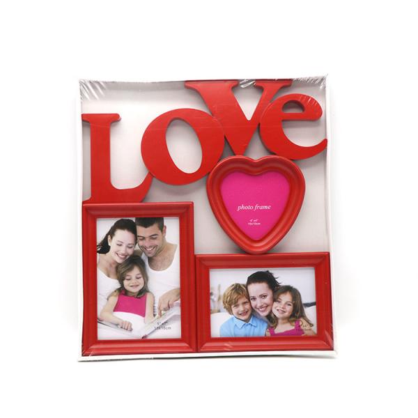 Cheap Plastic Material Gallery Wall Picture Frames , Wall Hanging Photo Frames for sale