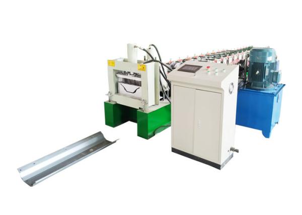 Cheap Raw Material GI / PPGI Roof Bending Machine , Gutter Rolling Machine With Punching for sale