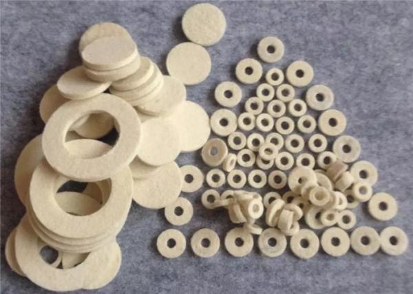 Cheap Wool Felt Gaskets Industrial PTFE Flat Washer Wool Felt Washer Customized Size Oil Seal for sale