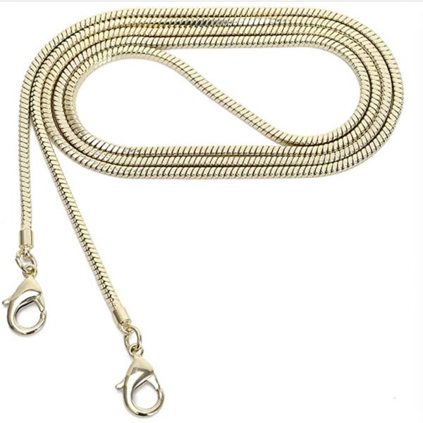 Cheap Replacement Gold Metal Cross Body Chain Strap ISO9001 Colorfast for sale