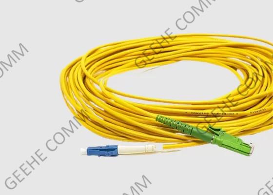 Cheap Singlemode 9/125 OS2 Fiber Optic Patch Cord E2000 APC to LC APC for sale