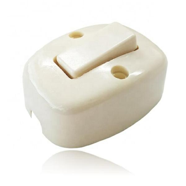 Cheap Electrical Cord Line Inline White ABS Wall Switch Socket for sale