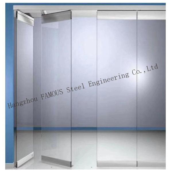 Cheap Sliding Panel Acoustic Movable Glass Partition Walls Double Glazed 100mm for sale
