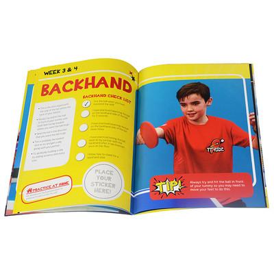 Cheap Custom Kids Book Printing Glossy C2S Art Paper Reusable Saddle Stitching for sale