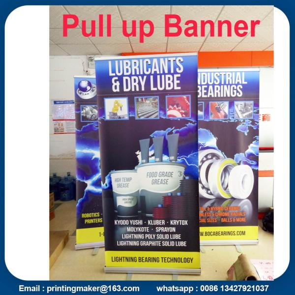 Cheap Roll up Stand with Custom Banner Printing for sale