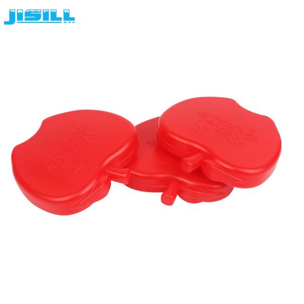 Cheap Custom Eco Friendly Colorful Ice Blocks For Cool Boxes 100Ml Apple Shape for sale