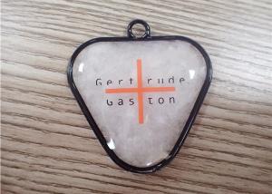 China Customized PVC Down Filling Hang Tag / TPU Jacket Hang Label For Clothing on sale