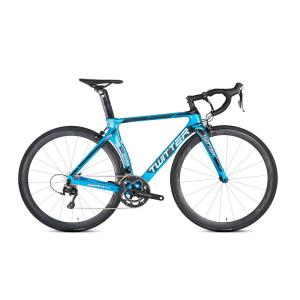China Blue Carbon Fibre Cyclocross Bikes SHlMANO 105 5800 High Configuration on sale
