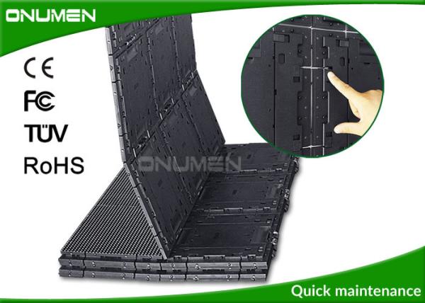 Cheap Floor Mounted Rental LED Display P6 Flexible LED Video Screen 25 Pcs 32×32 Pixels for sale