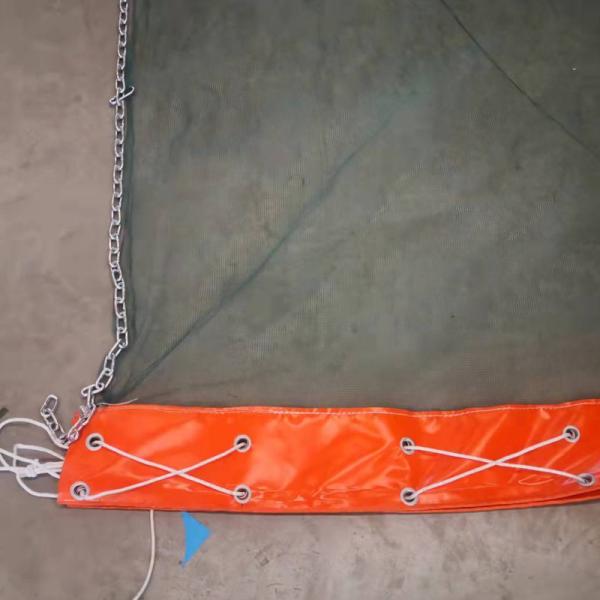 Cheap Impermeable PVC Oil Boom Floating Sediment Curtain Turbidity For Spill Containment for sale