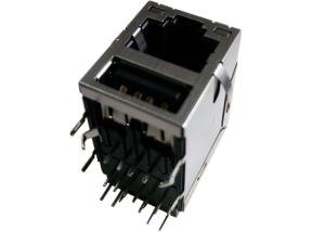 China RJMG133218101DR Rjmg 10/100Base-T Rj45 Over Usb Ethernet Connector on sale
