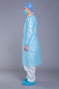 Best Unisex AAMI Level 2 18g PP Disposable Isolation Gown wholesale