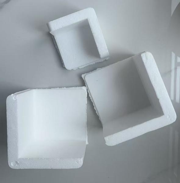 Cheap Furniture packaging set corner wholesale with hard high density eps foam corner set three sides of Polystyrene foam horn for sale
