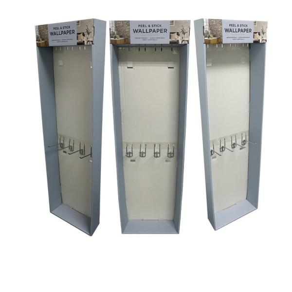 Cheap Custom Display Box Cardboard Point Display With Metal Hanger Hook for sale