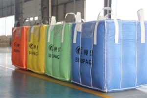 Chemical powder baffled FIBC flexible intermediate bulk container OF PP woven