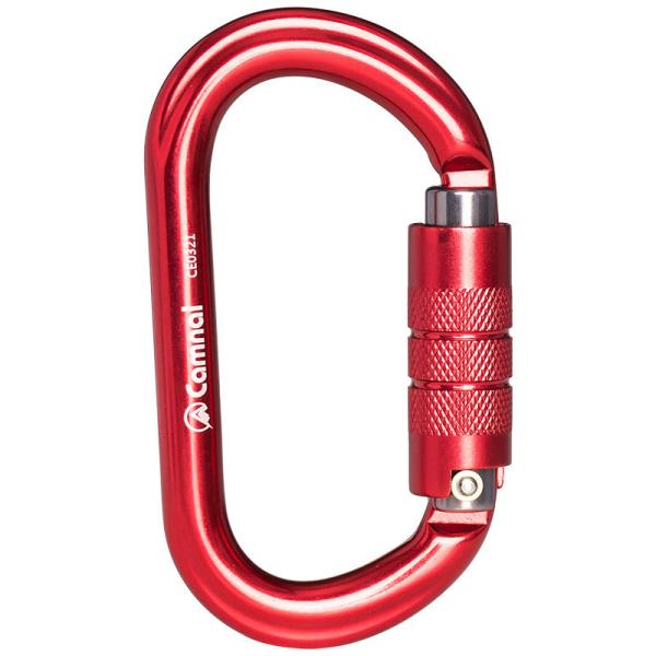 Cheap 7075 Aviation Aluminum 25KN O Shape Mountain Climbing Carabiner with CE Certification for sale