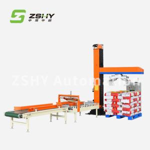 China Carton Stacking Automatic Palletizing Machine Bag Palletizer Machine 1.8 Meters on sale