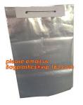 China supply clear food grade poly wicket bags ice bags bread bags with printing