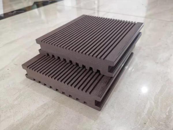 Cheap 3.6M Color Stability WPC Solid Decking 140 X 21mm Wood Plastic Composite Lumber 3.6m for sale