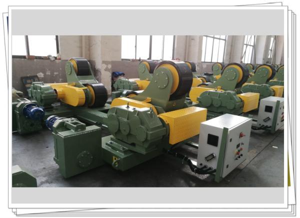 Cheap Electric Traversing Self Aligned Welding Roller Bed 100t Weld Rotator Rubber Wheel for sale