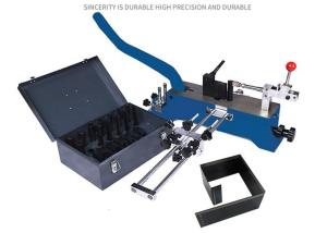 China Min 65 Degree Manual Rule Bending Machine For Steel Metal Rule 3PT 4PT on sale