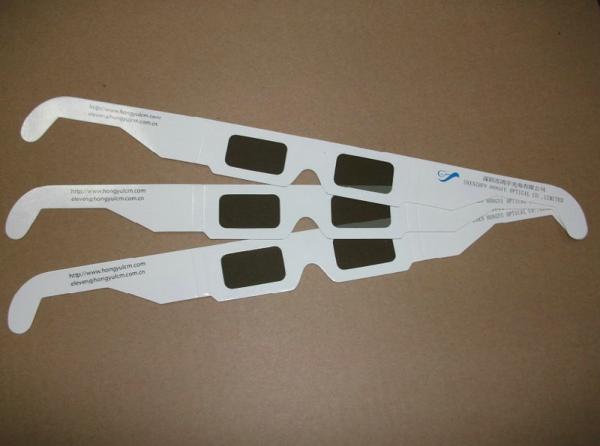 Cheap Paper Linear Polarized Glasses Disposable Used for sale
