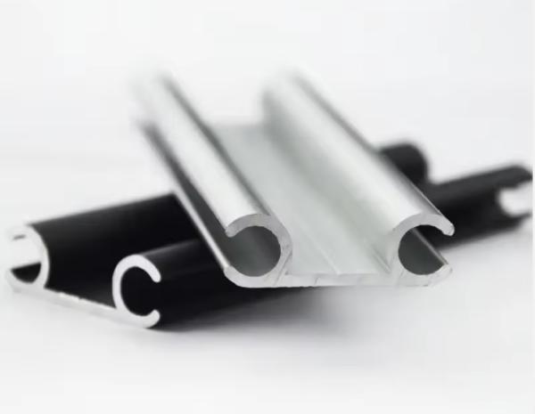 Cheap Wholesale Sliver Aluminum Rails Track Profile For Canvas Frame Tents for sale