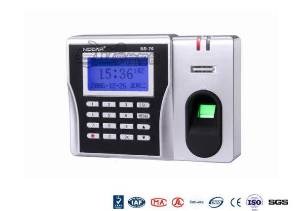 Cheap ABS Epoxy Security Biometric Fingerprint Reader , IP67 Electronic Attendance System for sale