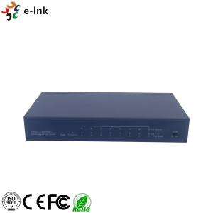 China 8 Ports 250M Industrial PoE Switch 100Mbps Down Link Ethernet Port on sale