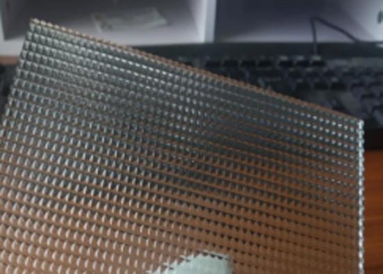 Cheap Unique Decorative Tempered Glass Translucent Flat Type With Embossed Patterns for sale