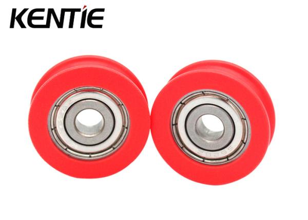 Cheap 626ZZ 6x26x8mm Red U Shape SS Ball Bearing Pulley For Window Guide Rail for sale