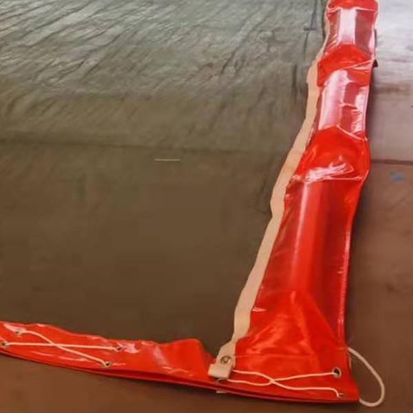 Cheap type 3 Geotextile Floating Sediment Curtain turbidity For Water Pollution for sale