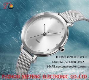 Best ALLOY WATCH QUARTZ WATCH ROUND DIAL ALLOY CASE AND ALLOY BAND CHAIN STRAP FASHION WATCH CONCISE STYLE ELEGANT STYLE wholesale