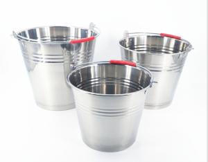 Best 10L Stainless Steel Wine Ice Bucket Two Handle Wine Bottle Chiller Bucket wholesale