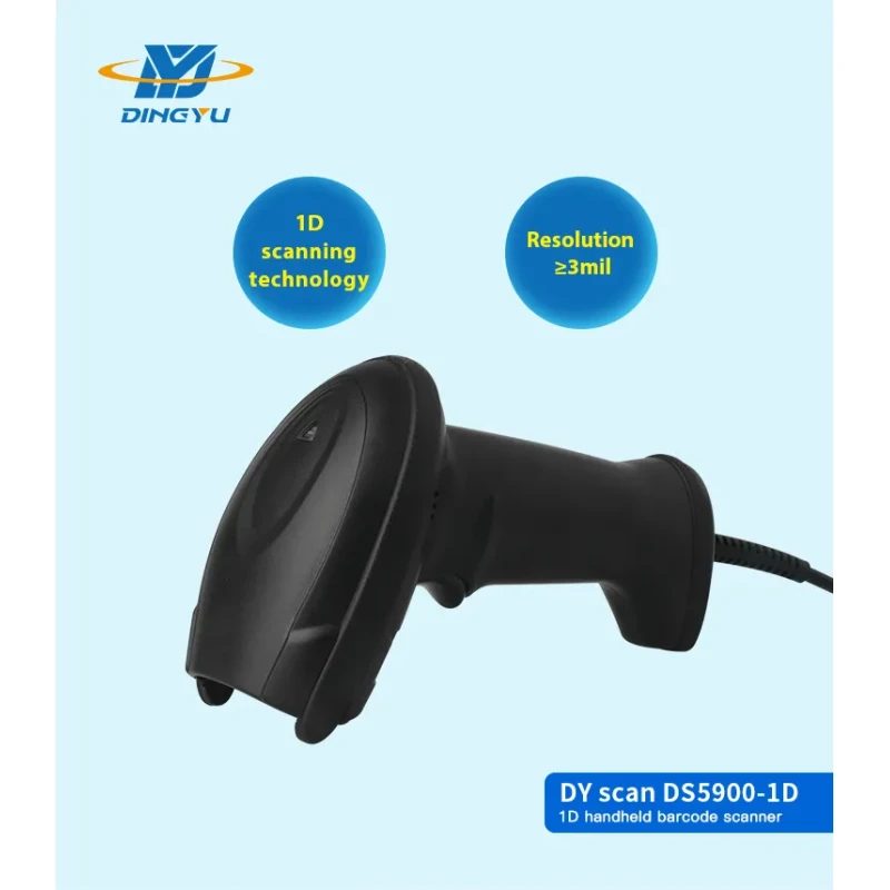 Hot Selling 1d CCD Code USB Wired Handheld Bar Code Reader Barcode Scanner