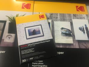Super Glossy Kodak Inkjet Photo Paper Premium RC Coating For Easy Handling