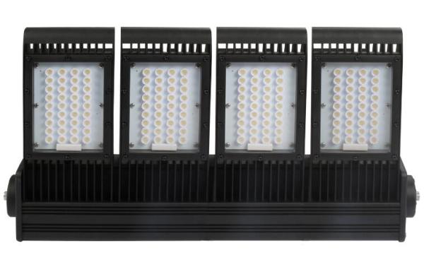 Cheap 120LM / W 320W Modular LED Flood Light Energy Saving Black Housing Color for sale