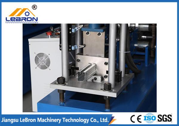 Cheap PI and PG Blue color door frame cold roll forming machine automatic type PLC system control 2018 new type made in china for sale