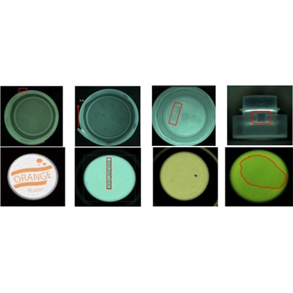 Plastic Packaging Visual Inspection Machine With Bottle Cap Image Display