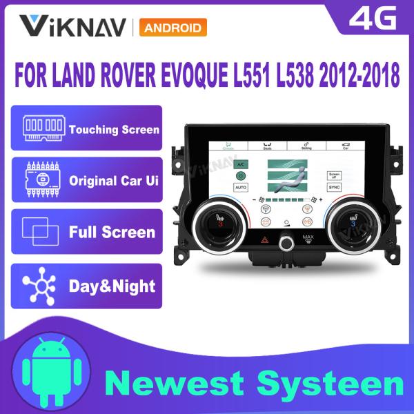 Cheap Double Din 10" Touch Screen AC Control For Land Rover Evoque L551 L538 for sale