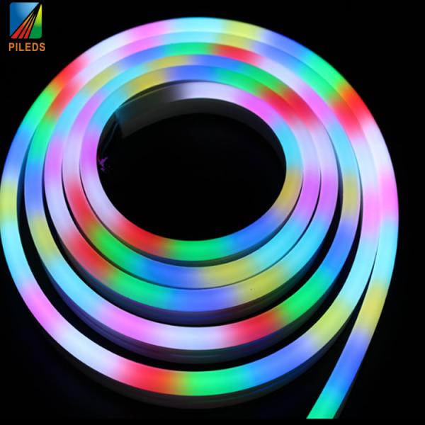 Cheap Flexible Addressable RGB LED Neon Flex With Remote Music Controller OEM for sale