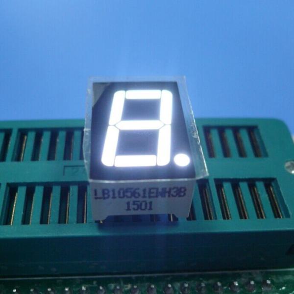 0.56" Single Digit Common Anode 7 Segment Display Ultra White 100-120mcd