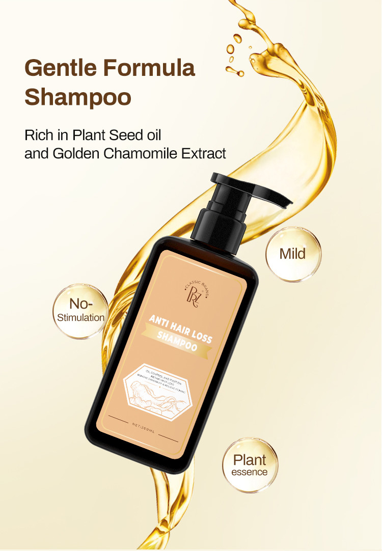 Unisex 300ml Anti Hair Loss Shampoo Pure Natural Hair Building Fibers