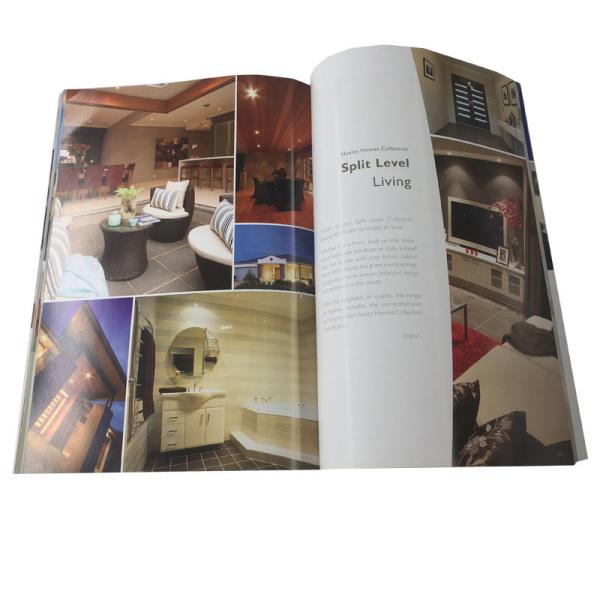 Cheap Full Color A4 Brochure Printing Paper Back Cover Guide Book Foil Stamping for sale