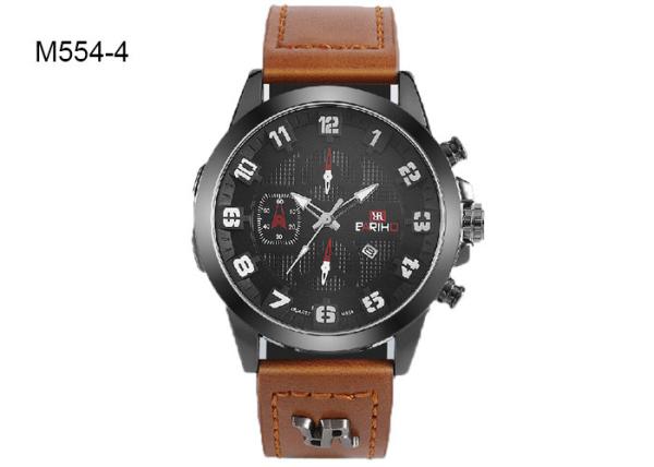 Cheap 6 Pin Multifunctional Precision Quartz Watch  Chronograph Date / Day Display for sale