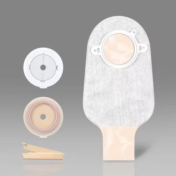 Cheap Ostomy Bag 2 Piece Type For Colostomy Reusable Ostomy Bag 60mm Stoma Bag Colostomy for sale